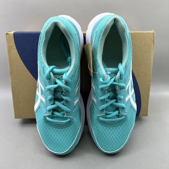 ASICS Jolt 3 GS Running Shoes Youth Size 6 Mint Green White Comfort Sneakers NEW - Picture 5 of 9